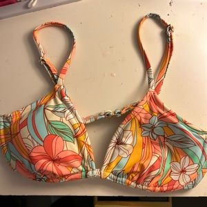 Floral bikini top from Target. Never worn